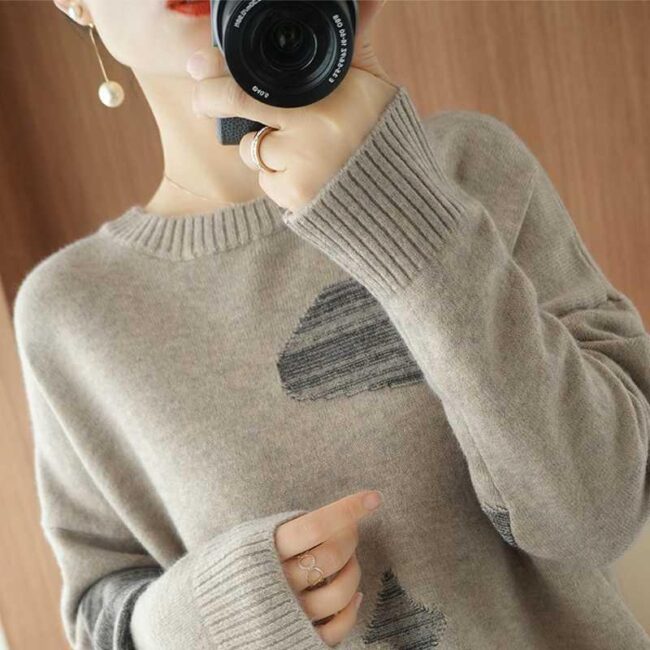 Y2K Casual Sweaters | Women Long Sleeve Chic Simple Pullover | Egirl Harajuku Streetwear 5
