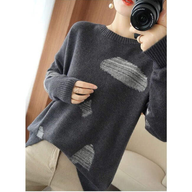 Y2K Casual Sweaters | Women Long Sleeve Chic Simple Pullover | Egirl Harajuku Streetwear 3