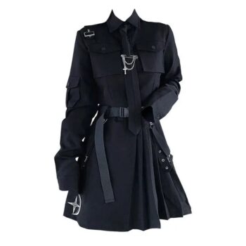 Harajuku Streetwear Two-Piece Skirt | 2 Piece Goth Suit